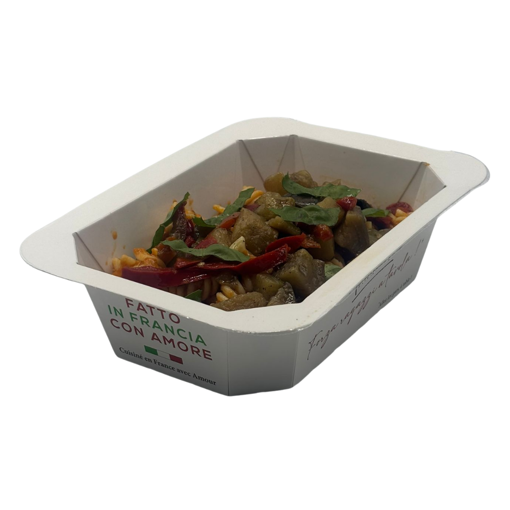 MA55 - FUSILLI LEGUMES GRILLÉES ET PESTO ROSSO