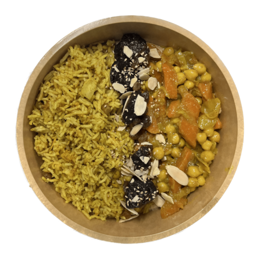 PLMA - RIZ ET LEGUMES À LA MAROCAINE