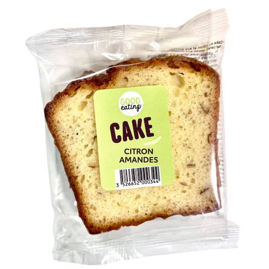 LCITRON*12 - TRANCHE DE CAKE LOAF CITRON AMANDE